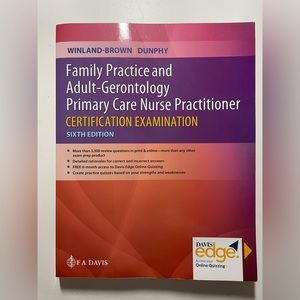 Family and Adult-Gerontology Nurse Practitioner Certification Exam Prep Book